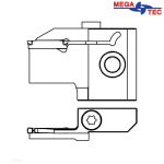 MLFL-2530-3G-10B 4520041 MEGA-TEC картридж для торцевой обработки канавки (левое исполнение) MLFL-2530-3G-10B 4520041 MEGA-TEC картридж для торцевой обработки канавки (левое исполнение)