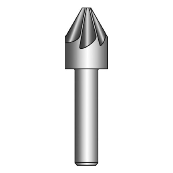 Зенковка ц/х 60° 8,0мм HSS 4z DIN334A L50мм d6мм Bucovice(CzTool) 836080