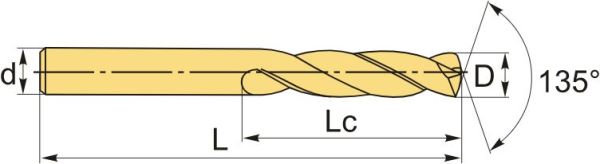 CAC55-5-2000 сверло твердосплавное по металлу 20 мм