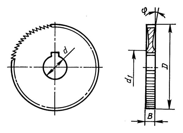 Фреза дисковая отрезная 80х4.0х22 тип 1 z=64 Р6М5 (HSS) ГОСТ 2679-93