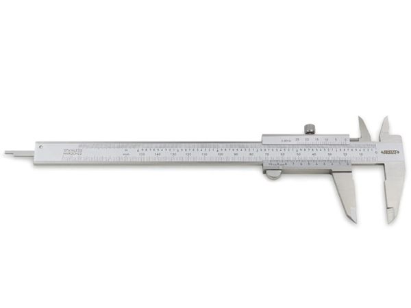 1239-1502 INSIZE Штангенциркуль нониусный для левшей ШЦ-1 0-150 мм, 0.02 мм, губки 40 мм