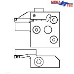MLSR-2530-3G-10A 4520001 MEGA-TEC картридж для торцевой обработки канавки (правое исполнение) MLSR-2530-3G-10A 4520001 MEGA-TEC картридж для торцевой обработки канавки (правое исполнение)