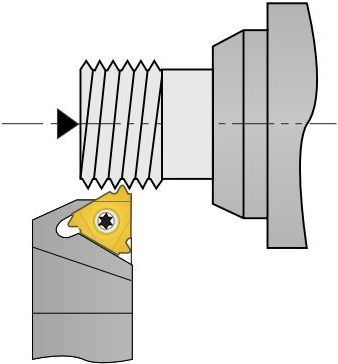 SEL 10 10 H2 6110002L MEGA-TEC резьбовая державка для наружной резьбы левая