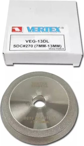 VDG-13B 8001-500 круг шлифовальный CBN200 для заточки сверл из быстрорежущей стали на заточных станках VDG-13A